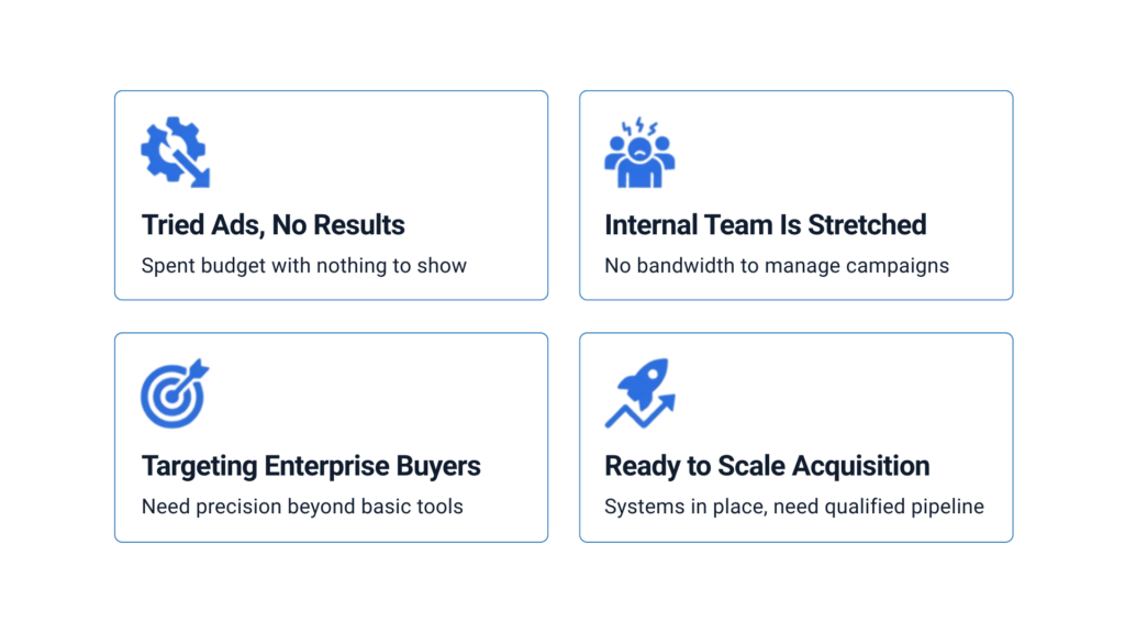"When you need LinkedIn marketing agency"