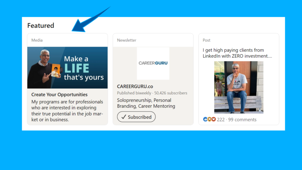 linkedin featured section | LinkedIn Impact