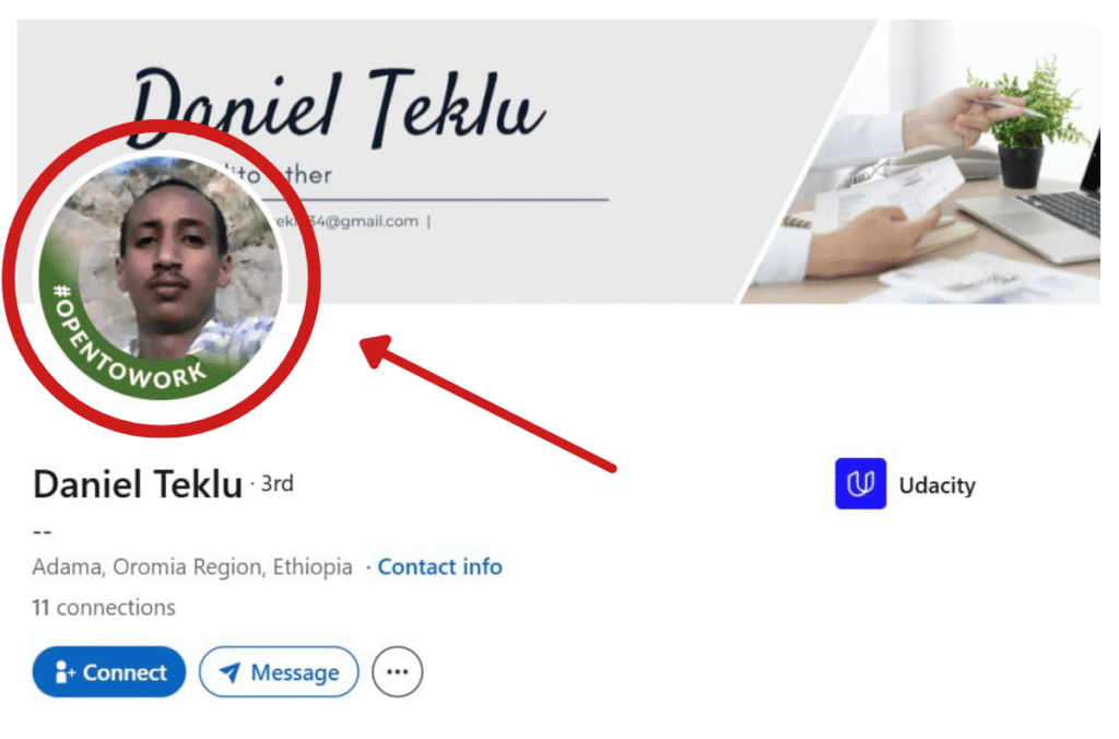 LinkedIn Profile without Professional Picture